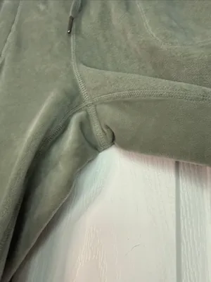 32 Degrees Heat Women's Olive Green Velour Jogger Set thumbnail 4