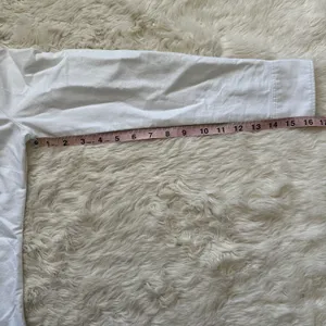 J. Crew Factory Top Petite Button-Up Oxford Shirt in Signature Fit White PXS NWT thumbnail 11