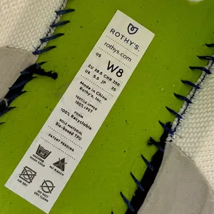 Rothy’s The Lace Up Sneaker Bright White thumbnail 9
