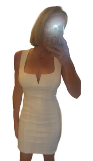 Women's superdown White Mini Dress Standard S thumbnail 1
