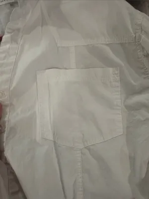 Altar'd State White Cropped Button-Up Shirt thumbnail 3