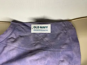 OLD NAVY Lavender Purple Tie Dye Active Crop Tank Top XL Fluid Seamless Fit NEW thumbnail 4