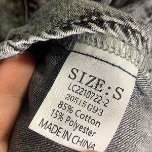 Charcoal Gray Black Acid Wash Button-down Short-sleeve Babydoll Dress W-672 Sz S thumbnail 6
