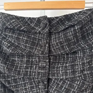 Commense S‎ Black Tweed Strapless Corset Top Ruched Preppy Whimsigoth Acedemia thumbnail 2