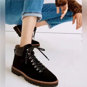 NIB Madewell Citywalk lugsole hiking boots in suede, nubuck and leather thumbnail 2