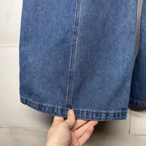Edikted Women’s Wide Leg Jeans Size L Blue Denim 33x31 High Rise thumbnail 8