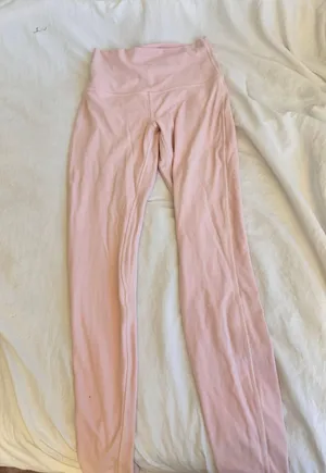 Lululemon light Pink leggings thumbnail 1