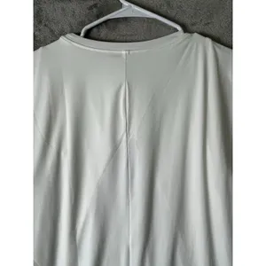 Halara White Long Sleeve Performance Crewneck Athletic Top Shirt Medium New thumbnail 4