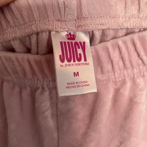 Juicy by Juicy Couture Pink Velour Embellished Logo Pull On Pajama Sweatpants thumbnail 4