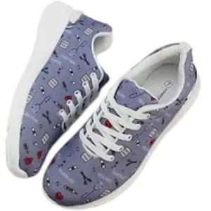 Hawkwell Sneakers Womens Size 7 Elena Purple Nurses Low Top Lace Up Sneakers NWT thumbnail 2