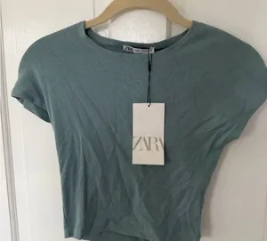Zara Women's Teal Short Sleeve Tee thumbnail 1
