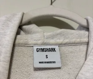 Gymshark Rest Day Hoodie Light Grey White Marl thumbnail 3
