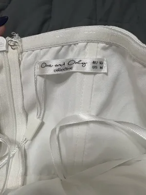 White romper dress Size M thumbnail 3