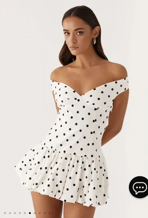 Peppermayo endless romance off shoulder mini dress thumbnail 1