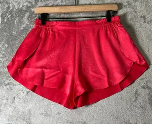 Lunya 100% Silk Tulip Shorts Hot Pink Lounge Sleepwear Pajama Bottoms Small thumbnail 1
