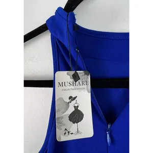 High Neck Formal Wedding Maxi Evening Prom Homecoming Dress Gown Small thumbnail 10