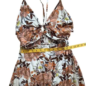 Maaji Floral Cutout Maxi Dress Medium Swim Coverup Beachy Vacation Tropical‎ thumbnail 14