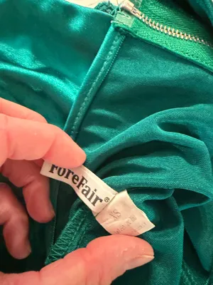 ForeFair NWOT Emerald Green Satin Bustier Corset Top – Women’s Size XS thumbnail 3