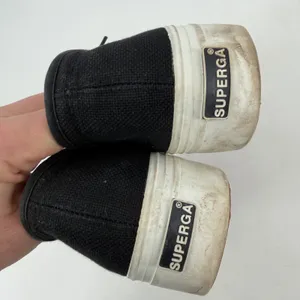 Superga Platform‎ Sneakers Women 39.5 Black Canvas Chunky Streetwear Size 8.5 thumbnail 12