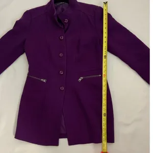 Per‎ Se 2pc Plum Skirt Suit size 8 thumbnail 6