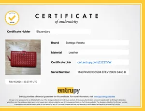 Bottega Veneta Red Wallet With COA thumbnail 8