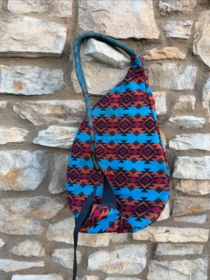 Kavu Sling Bag in Red & Blue Aztec Print thumbnail 8