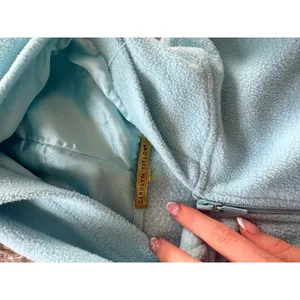 Blue fleece jacket thumbnail 4
