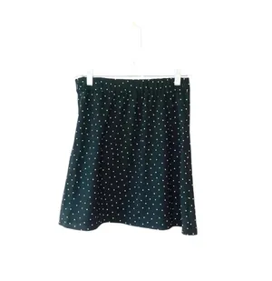 bp Polka Dot Mini Skirt Black & White High Rise Unlined thumbnail 6