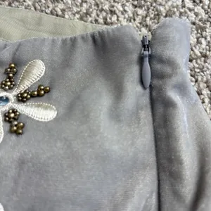 Free People Women Bright Lights Velvet Beaded Mini‎ Skirt 12 Boho Festival Lined thumbnail 9