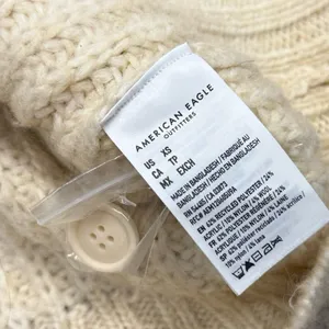 American Eagle cable knit wool blend oversized cardigan thumbnail 5