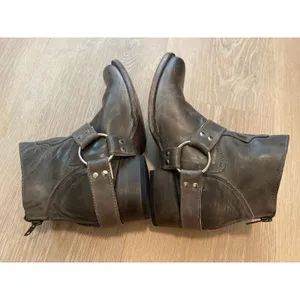 Freebird by Steven Women's Santiago Harness Boots Size 7 Stone Distressed Ankle thumbnail 7