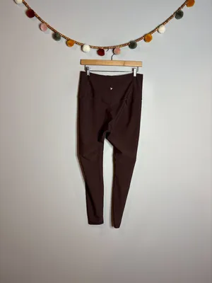 Old Navy PowerSoft Extra High Rise brown leggings thumbnail 4