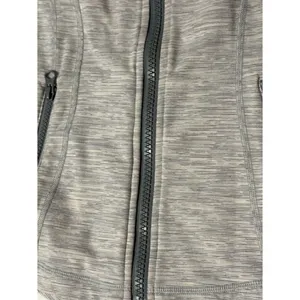 EUC lululemon 8 define jacket white gray space dye women’s thumbnail 5