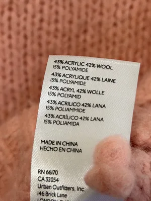 Anthropologie Pink Cropped Sweater Size XS Wool Blend Oversized thumbnail 10