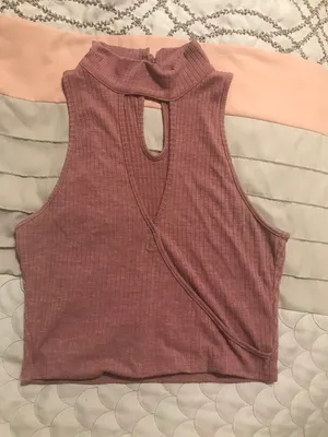 Windsor Cut Out Pink High Neck Top thumbnail 2