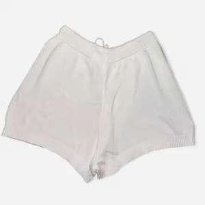 Source Unknown 2-Piece White Knit Beach Set with Tube Top and Shorts; Size SMALL thumbnail 5