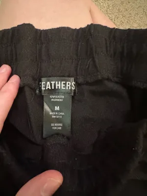 Feathers joggers Black thumbnail 2