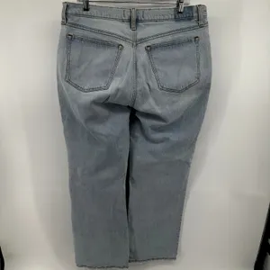 Abercrombie & Fitch The 90s Baggy Low Rise Jeans Button Light Wash Blue 31/12 thumbnail 5