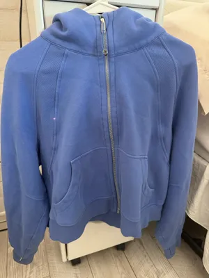 Blue Lululemon Cropped Hoodie Scuba thumbnail 1