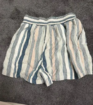 Striped Summer Linen Short thumbnail 1