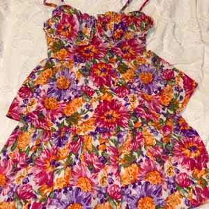 Floral Tiered Sundress - Bright Multi thumbnail 1
