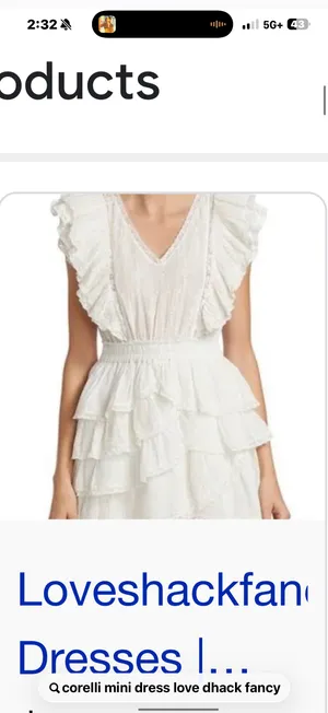 love shack mini dress Size M thumbnail 2