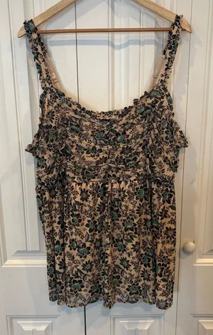 Torrid Floral Tank‎ Top Size 3 thumbnail 1