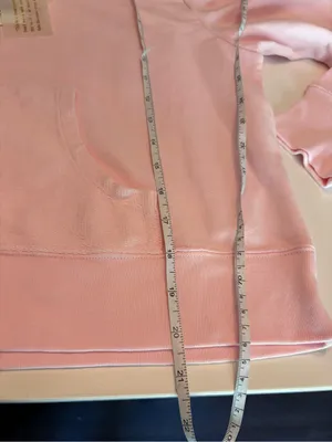 NWT LoveShackFancy Kirby cropped hoodie pink opal size large thumbnail 10