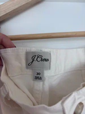 J.Crew Slim Wide-Leg Jeans White thumbnail 2