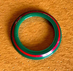 Authentic GUCCI signature colors BEZEL ONLY ❤️💚 thumbnail 1