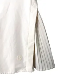 Lululemon Peek Pleat High Rise Tennis Skirt White Size 2 thumbnail 4