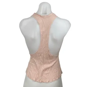 Alo Yoga Coral Peach Pink Racerback Workout Running Athletic Tank Top Size S thumbnail 4