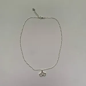 Handmade Silver Lotus Necklace thumbnail 3