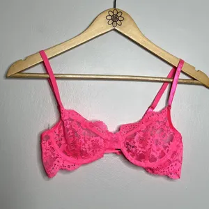 Yandy Pink Lace Two Piece Bra Panty Set thumbnail 4